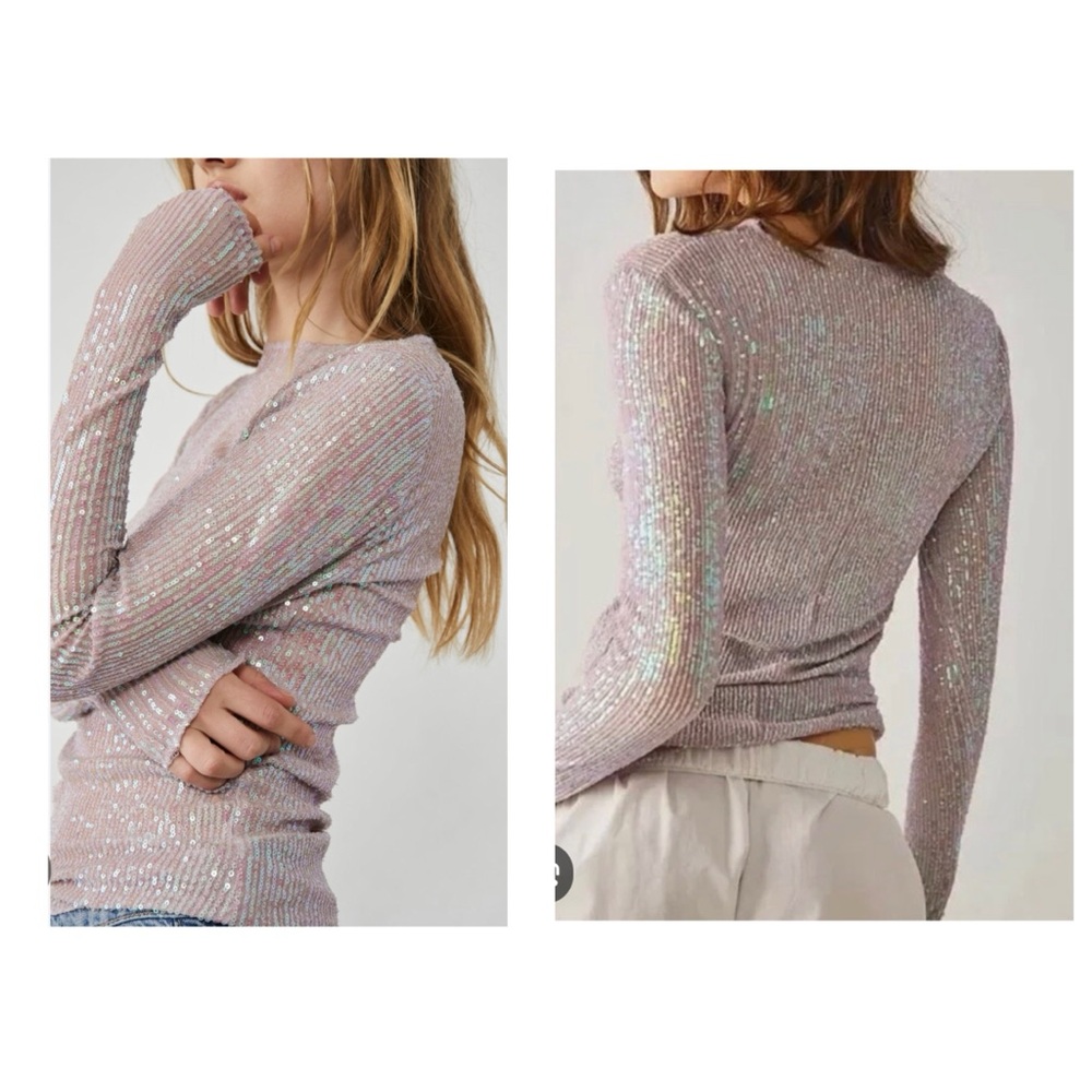 NWT Intimately Free People Gold Rush Top Long Size XS (runs large)